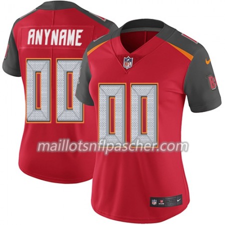 Maillot Tampa Bay Buccaneers Custom Rouge - Femme